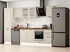 Alvinka 300X210 Cm Klasik Mebran Mutfak Dolabı Mb-E90B50S40-3 Mebran | Kumtaşı - Suntalam