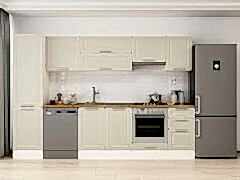 Alvinka 305X210 Cm Klasik Mebran Mutfak Dolabı Mb-E90B50S45-1 Mebran | Kumtaşı - Suntalam