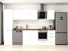 Alvinka 305X210 Cm Klasik Mebran Mutfak Dolabı Mb-E90B50S45-2 Mebran | Beyaz - Suntalam