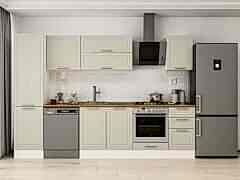 Alvinka 305X210 Cm Klasik Mebran Mutfak Dolabı Mb-E90B50S45-2 Mebran | Kumtaşı - Suntalam