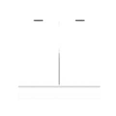 Alvinka Mutfak Modül Mbr_B Alt 2K1R 90Cm Dolap Beyaz Beyaz Suntalam