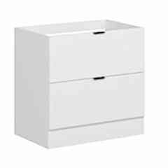 Alvinka Mutfak Modül Mbr_B Alt 2Ç 90Cm Evye Dolap Beyaz Beyaz Suntalam