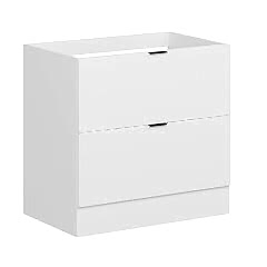 Alvinka Mutfak Modül Mbr_B Alt 2Ç 90Cm Evye Dolap Beyaz Beyaz Mdf