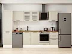 Alvinka 310X210 Cm Klasik Mebran Mutfak Dolabı Mb-E90B50S50-3 Mebran | Kumtaşı - Suntalam