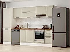 Alvinka 310X210 Cm Klasik Mebran Mutfak Dolabı Mb-E90B60S40-1 Mebran | Kumtaşı - Suntalam