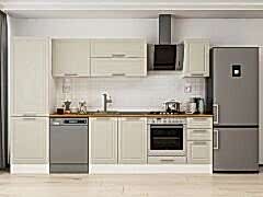 Alvinka 310X210 Cm Klasik Mebran Mutfak Dolabı Mb-E90B60S40-2 Mebran | Kumtaşı - Suntalam