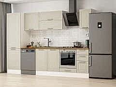 Alvinka 310X210 Cm Klasik Mebran Mutfak Dolabı Mb-E90B60S40-2 Mebran | Kumtaşı - Mdf