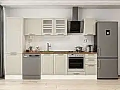 Alvinka 310X210 Cm Klasik Mebran Mutfak Dolabı Mb-E90B60S40-3 Mebran | Kumtaşı - Suntalam