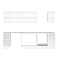 Alvinka 280X210 Cm High Gloss Mutfak Dolabı M-E80S40S40-3 High Gloss | Antrasit - Suntalam