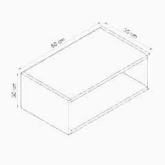 Alvinka Mutfak Modül Mbr_B Üst 1Yk 60-H30Cm Dav Dolap Beyaz Beyaz Suntalam