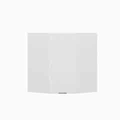 Alvinka Mutfak Modül Mbr_B Üst 1Dk1R 60-H72Cm Köşe Dolap Beyaz Beyaz Mdf