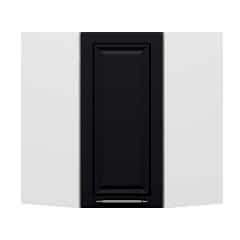 Alvinka Mutfak Modül Mbr_C Üst 1Dk1R 60-H72Cm Köşe Dolap Beyaz Antrasit Mdf