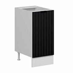 Alvinka Mutfak Modül Mbr_B Alt 1K1R 40Cm Dolap Beyaz Antrasit Suntalam