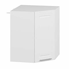 Alvinka Mutfak Modül Mbr_C Üst 1Dk1R 60-H72Cm Köşe Dolap Beyaz Beyaz Suntalam