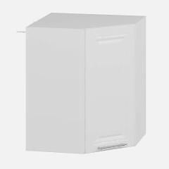 Alvinka Mutfak Modül Mbr_C Üst 1Dk1R 60-H72Cm Köşe Dolap Beyaz Beyaz Mdf