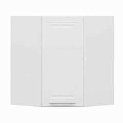 Alvinka Mutfak Modül Mbr_C Üst 1Dk1R 60-H72Cm Köşe Dolap Beyaz Beyaz Mdf