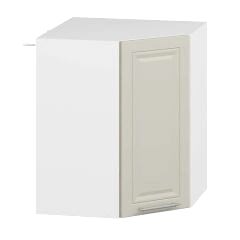 Alvinka Mutfak Modül Mbr_C Üst 1Dk1R 60-H72Cm Köşe Dolap Beyaz Kumtaşı Mdf