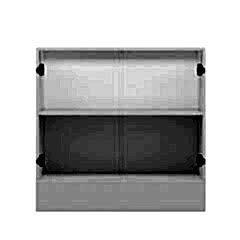 Alvinka Mutfak Modül Mbr_B Alt 2K1R 90Cm Dolap Beyaz Antrasit Suntalam