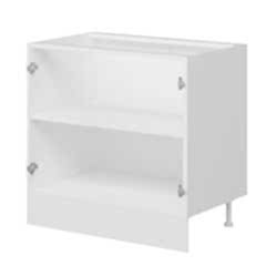 Alvinka Mutfak Modül Mbr_B Alt 2K1R 90Cm Dolap Beyaz Antrasit Suntalam