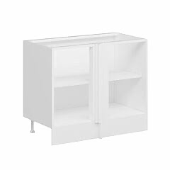 Alvinka Mutfak Modül Mbr_B Alt 1K1R 105Cm Köşe Dolap Beyaz Antrasit Suntalam