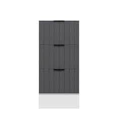 Alvinka Mutfak Modül Mbr_B Alt 3Ç Nray 40Cm Dolap Beyaz Antrasit Suntalam