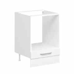 Alvinka Mutfak Modül Duz Alt 1K 60Cm Ank Dolap Beyaz Beyaz Mdf