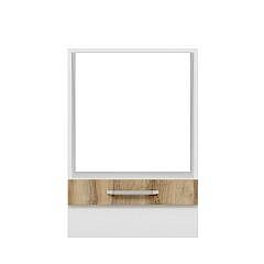 Alvinka Mutfak Modül Duz Alt 1K 60Cm Ank Dolap Beyaz Dore Suntalam