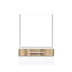 Alvinka Mutfak Modül Duz Alt 1K 60Cm Ank Dolap Beyaz Dore Mdf