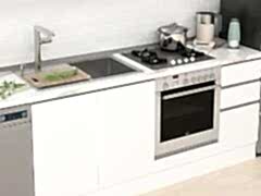 Alvinka 280X210 Cm High Gloss Mutfak Dolabı Mb-E80B40S40-2 High Gloss | Beyaz - Suntalam