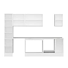 Alvinka 280X210 Cm High Gloss Mutfak Dolabı Mb-E80B40S40-2 High Gloss | Beyaz - Suntalam