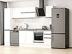 Alvinka 280X210 Cm High Gloss Mutfak Dolabı Mb-E80B40S40-2 High Gloss | Beyaz - Mdf