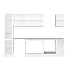 Alvinka 280X210 Cm High Gloss Mutfak Dolabı Mb-E80B40S40-2 High Gloss | Beyaz - Mdf