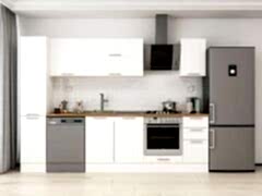 Alvinka 280X210 Cm Klasik Mebran Mutfak Dolabı Mb-E80B40S40-2 Mebran | Beyaz - Suntalam