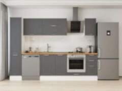 Alvinka 280X210 Cm Klasik Mebran Mutfak Dolabı Mb-E80B40S40-2 Mebran | Antrasit - Suntalam