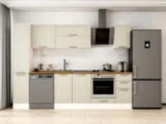 Alvinka 280X210 Cm Klasik Mebran Mutfak Dolabı Mb-E80B40S40-2 Mebran | Kumtaşı - Suntalam