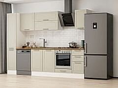 Alvinka 280X210 Cm Klasik Mebran Mutfak Dolabı Mb-E80B40S40-2 Mebran | Kumtaşı - Suntalam