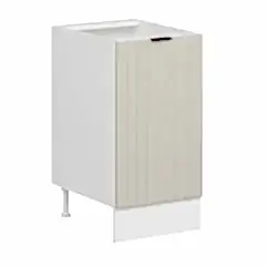 Alvinka Mutfak Modül Mbr_B Alt 1K1R 45Cm Dolap Beyaz Kumtaşı Mdf