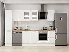 Alvinka 280X210 Cm Klasik Mebran Mutfak Dolabı Mb-E80B40S40-3 Mebran | Beyaz - Suntalam