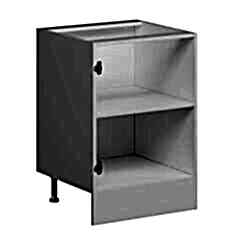 Alvinka Mutfak Modül Mbr_B Alt 1K1R 60Cm Dolap Beyaz Kumtaşı Mdf