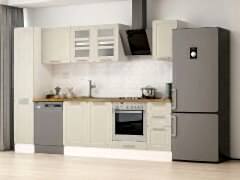 Alvinka 280X210 Cm Klasik Mebran Mutfak Dolabı Mb-E80B40S40-3 Mebran | Kumtaşı - Suntalam