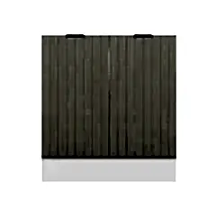 Alvinka Mutfak Modül Mbr_B Alt 2K1R 80Cm Dolap Beyaz Kumtaşı Mdf