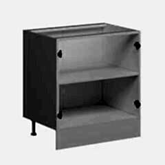 Alvinka Mutfak Modül Mbr_B Alt 2K1R 80Cm Dolap Beyaz Kumtaşı Mdf