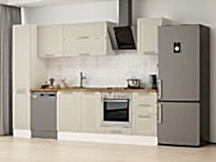 Alvinka 285x210 Cm Klasik Mebran Mutfak Dolabı Mb-E80B40S45-2 Mebran | Kumtaşı - Suntalam