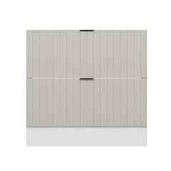 Alvinka Mutfak Modül Mbr_B Alt 2Ç 90Cm Evye Dolap Beyaz Kumtaşı Mdf