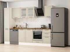 Alvinka 285X210 Cm Klasik Mebran Mutfak Dolabı Mb-E80B40S45-3 Mebran | Kumtaşı - Suntalam