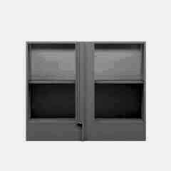 Alvinka Mutfak Modül Mbr_B Alt 1K1R 105Cm Köşe Dolap Beyaz Kumtaşı Mdf