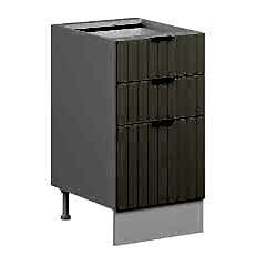 Alvinka Mutfak Modül Mbr_B Alt 3Ç1B2K Nray 45Cm Dolap Beyaz Kumtaşı Suntalam