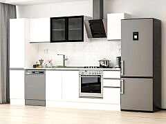 Alvinka 285X210 Cm High Gloss Mutfak Dolabı Mb-E80B45S40-3 High Gloss | Beyaz - Mdf