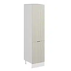Alvinka Mutfak Modül Mbr_B 50-H210Cm Boy Dolabı Beyaz Kumtaşı Mdf