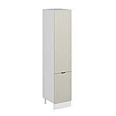 Alvinka Mutfak Modül Mbr_B 50-H240Cm Boy Dolabı Beyaz Kumtaşı Suntalam